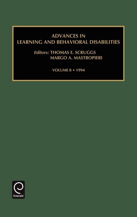Produktbild: Advances in Learning and Behavioural Disabilities