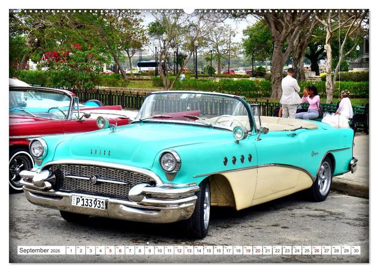 Produktbild: Traum in T&uuml;rkis - Buick Super 50 (Wandkalender 2026 DIN A2 quer), CALVENDO Monatskalender
