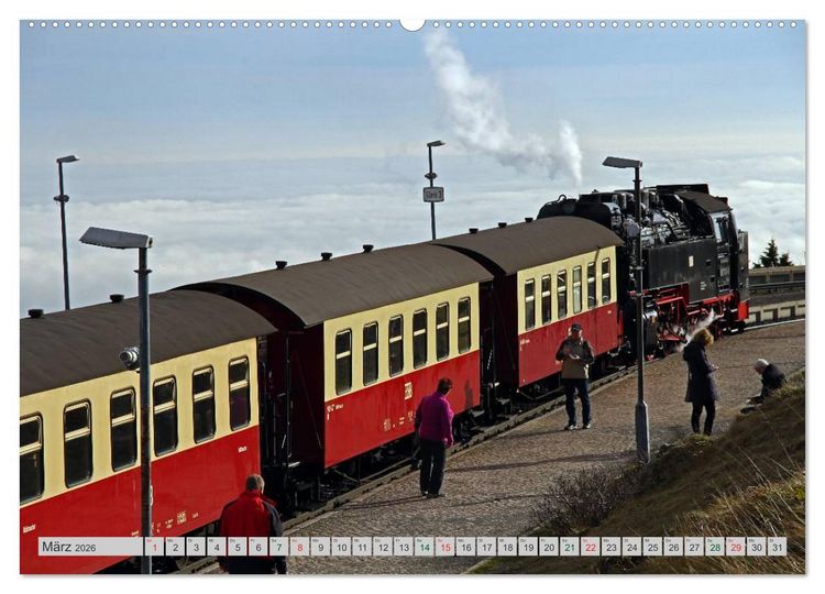 Produktbild: Harzer Dampfmomente (Wandkalender 2026 DIN A2 quer), CALVENDO Monatskalender