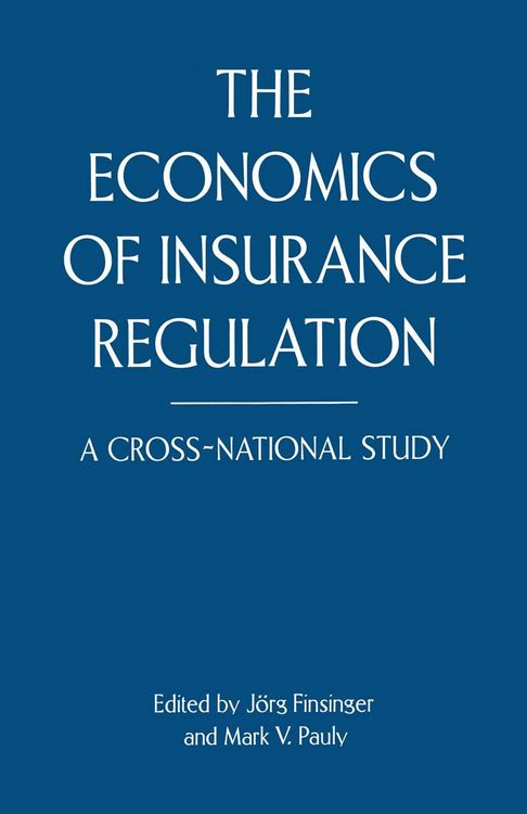 Produktbild: The Economics of Insurance Regulation