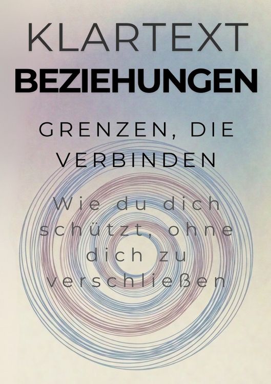 Produktbild: KLARTEXT Beziehungen / Grenzen, die verbinden