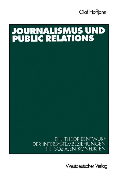 Produktbild: Journalismus und Public Relations