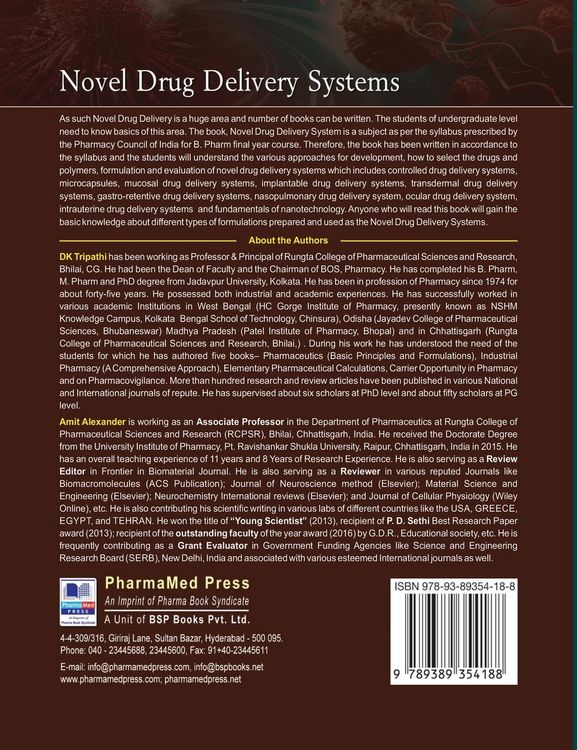 Produktbild: Novel Drug Delivery Systems