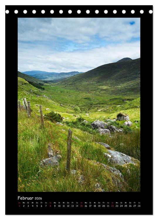 Produktbild: Irland - Romantische Pl&auml;tze auf der Gr&uuml;nen Insel (Tischkalender 2026 DIN A5 hoch), CALVENDO Monatskalender