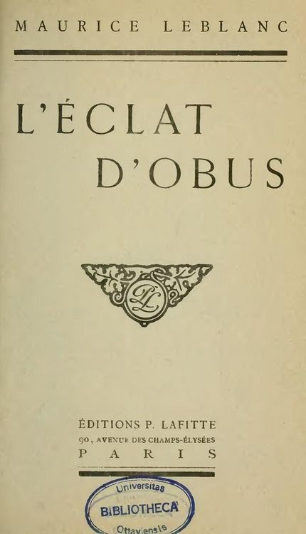 Produktbild: Eclat d'obus