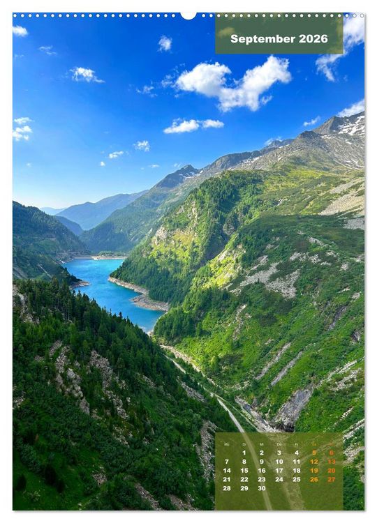 Produktbild: Erlebe mit mir die Alpen (Wandkalender 2026 DIN A2 hoch), CALVENDO Monatskalender