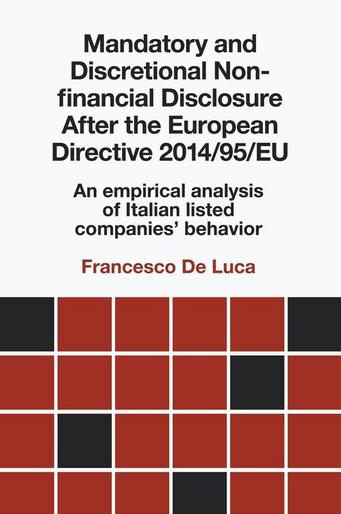 Produktbild: Mandatory and Discretional Non-financial Disclosure After the European Directive 2014/95/EU