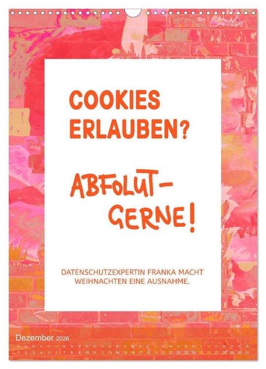 Produktbild: Lach du nur! - Flotte Spr&uuml;che schnell erkl&auml;rt (Wandkalender 2026 DIN A3 hoch), CALVENDO Monatskalender