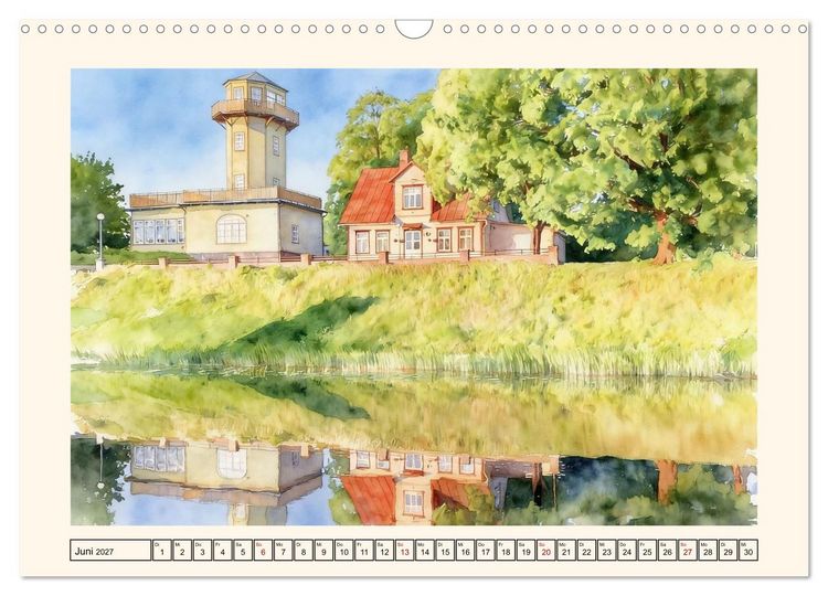 Produktbild: Reise nach Estland (Wandkalender 2027 DIN A3 quer), CALVENDO Monatskalender