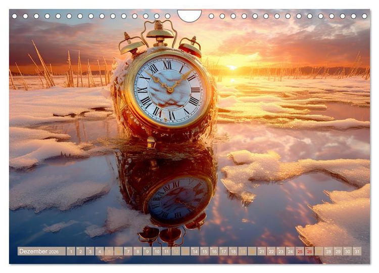 Produktbild: Surreale Uhren (Wandkalender 2026 DIN A4 quer), CALVENDO Monatskalender