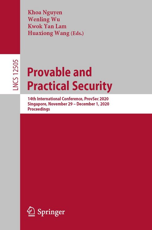 Produktbild: Provable and Practical Security