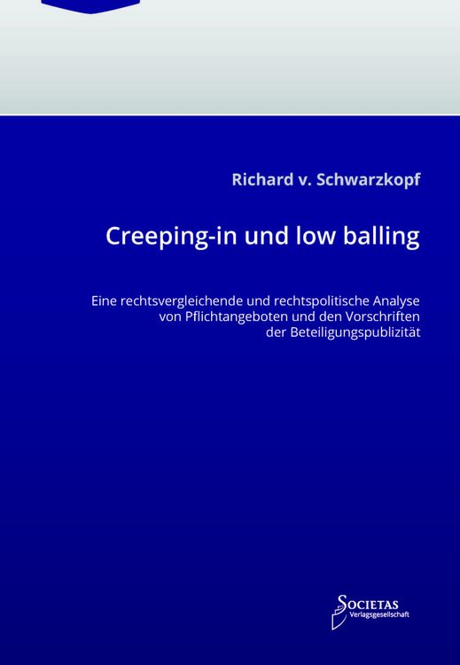 Produktbild: Creeping-in und low balling
