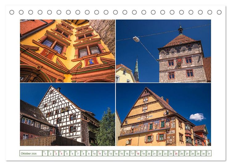Produktbild: Ein Stadtportrait von Rottweil (Tischkalender 2026 DIN A5 quer), CALVENDO Monatskalender