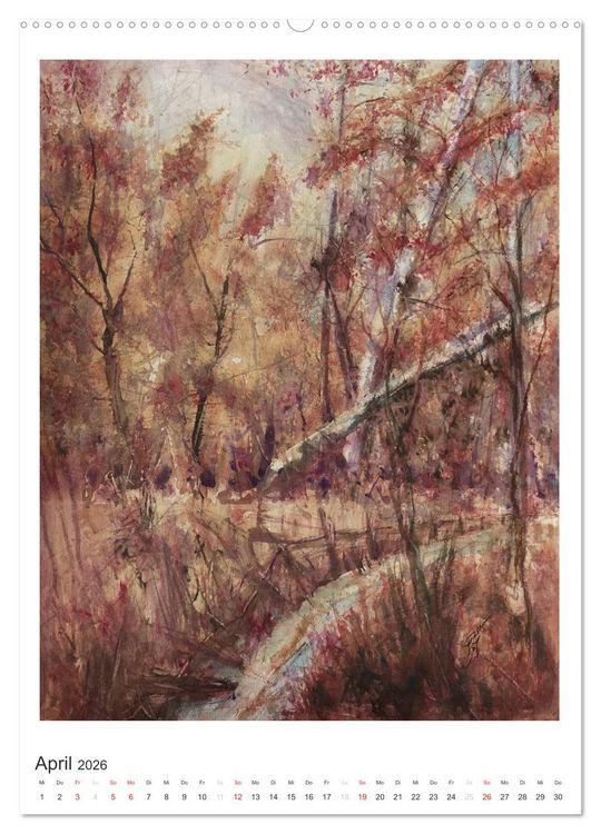 Produktbild: Ein Hauch von Impressionismus &ndash; Aquarelle von Isolde G&auml;nesch (Wandkalender 2026 DIN A2 hoch), CALVENDO Monatskalender