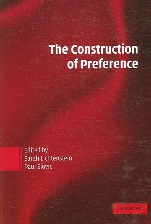 Produktbild: The Construction of Preference