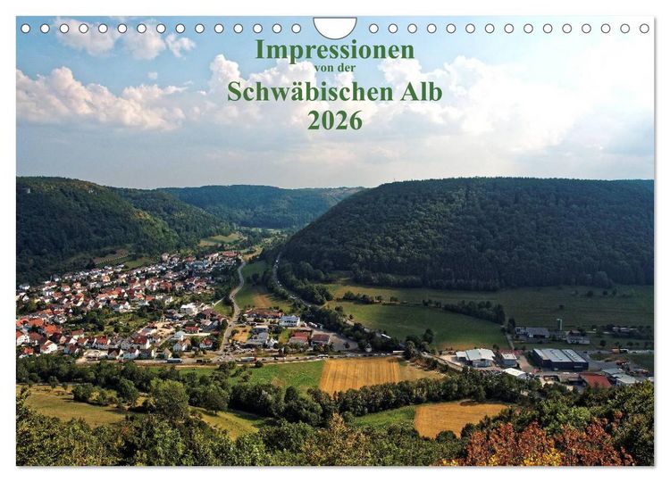 Produktbild: Impressionen von der Schw&auml;bischen Alb (Wandkalender 2026 DIN A4 quer), CALVENDO Monatskalender