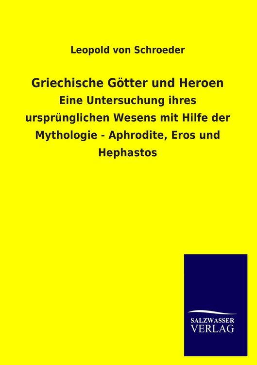 Produktbild: Griechische G&ouml;tter und Heroen