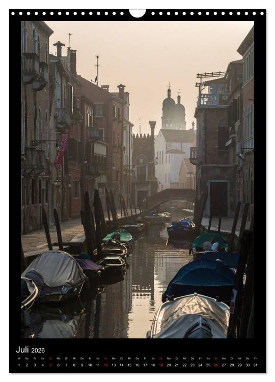 Produktbild: Venedig &ndash; La Romantica (Wandkalender 2026 DIN A3 hoch), CALVENDO Monatskalender