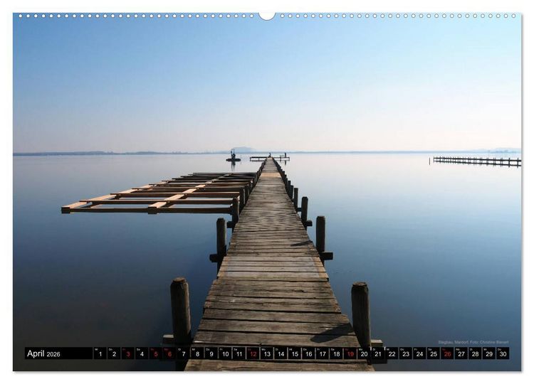 Produktbild: Steinhuder Meer, Momentaufnahmen von Christine Bienert (hochwertiger Premium Wandkalender 2026 DIN A2 quer), Kunstdruck in Hochglanz