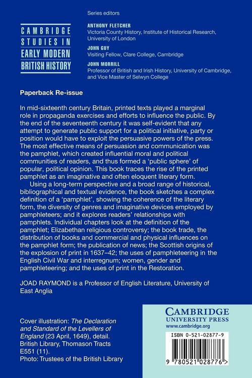 Produktbild: Pamphlets and Pamphleteering in Early Modern Britain