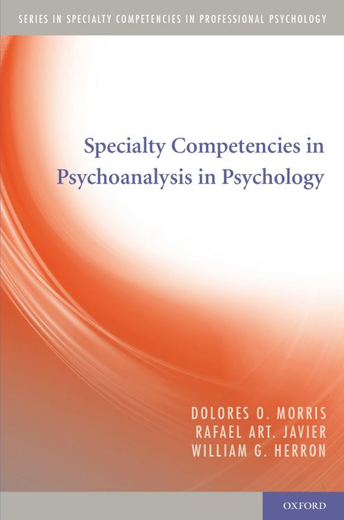 Produktbild: Specialty Competencies in Psychoanalysis in Psychology