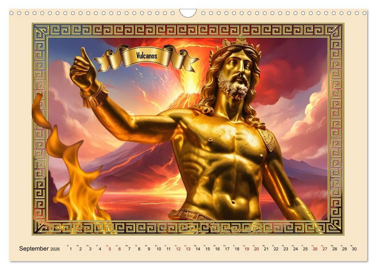 Produktbild: R&ouml;mische G&ouml;tter (Wandkalender 2026 DIN A3 quer), CALVENDO Monatskalender