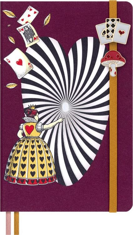 Produktbild: Moleskine Alice im Wunderland PINS (2er-Set), Pilz+Karten