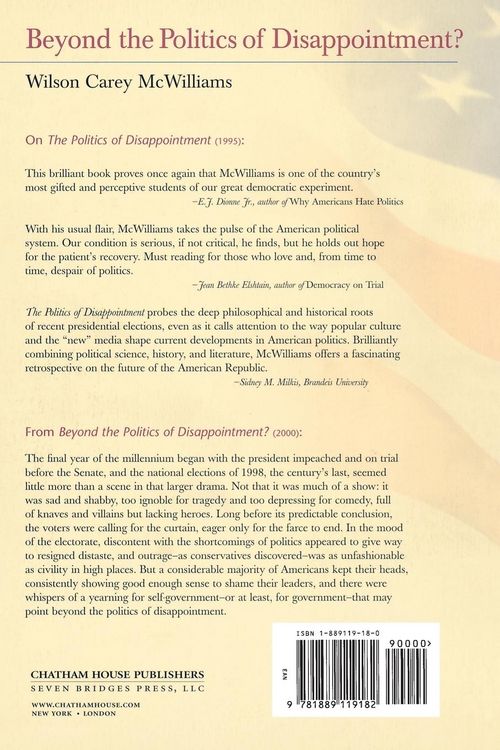 Produktbild: Beyond the Politics of Disappointment?