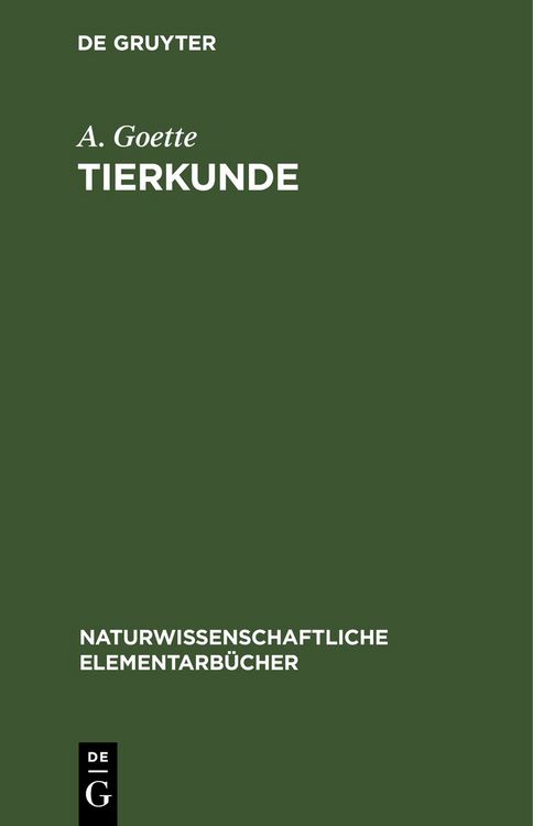 Produktbild: Tierkunde