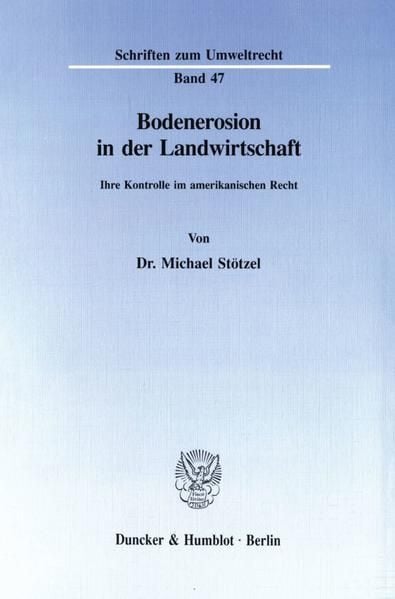 Produktbild: Bodenerosion in der Landwirtschaft.