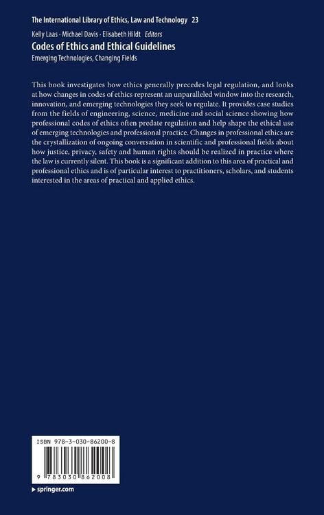 Produktbild: Codes of Ethics and Ethical Guidelines