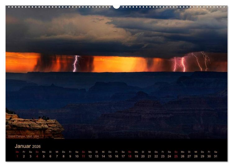 Produktbild: USA Der S&uuml;dwesten - Einzigartige Monumente (Wandkalender 2026 DIN A2 quer), CALVENDO Monatskalender