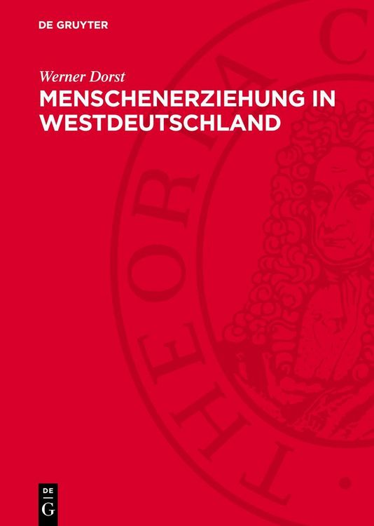Produktbild: Menschenerziehung in Westdeutschland