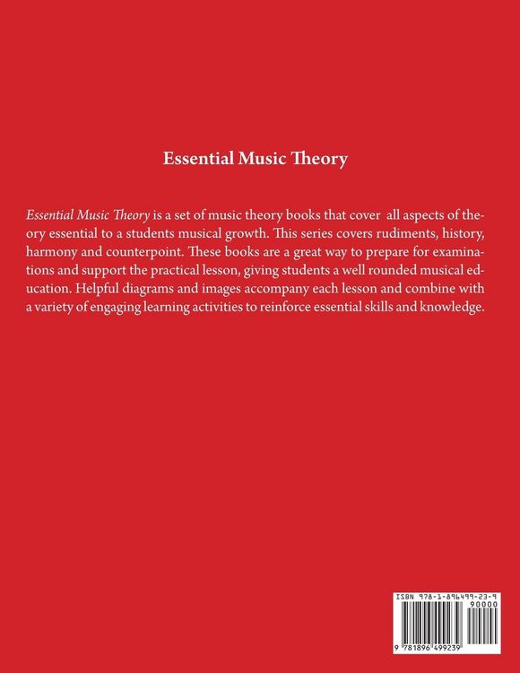 Produktbild: Essential Music Theory Level 1