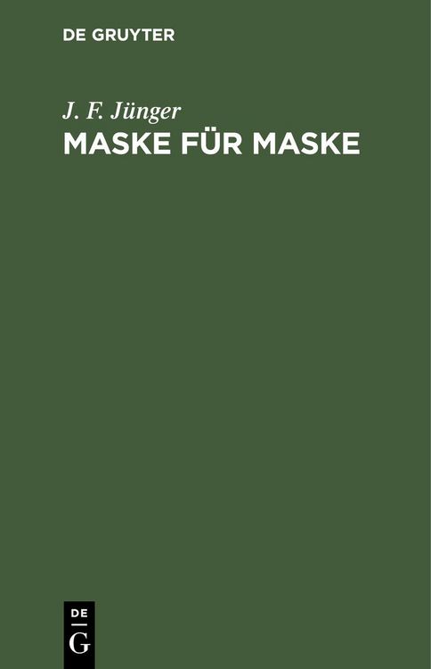Produktbild: Maske f&uuml;r Maske