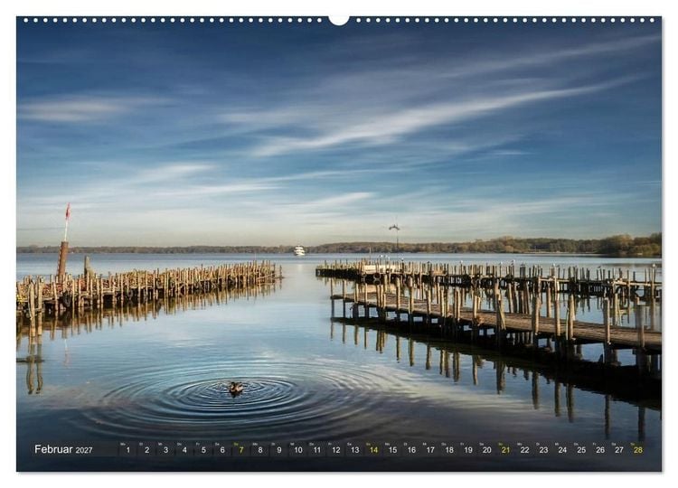 Produktbild: Stille Weiten (hochwertiger Premium Wandkalender 2027 DIN A2 quer), Kunstdruck in Hochglanz
