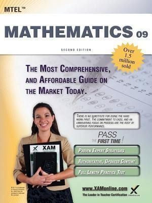 Produktbild: MTEL Mathematics 09 Teacher Certification Study Guide Test Prep