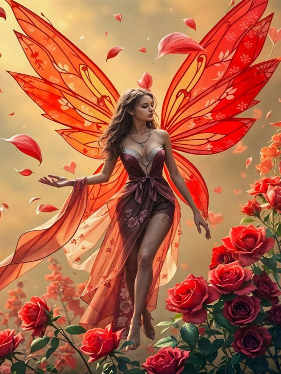 Produktbild: CALVENDO Puzzle Die Rosenfee des Februar - Ein Puzzle der leisen Liebe | 1000 Teile Lege-Gr&ouml;&szlig;e 64x48cm Foto-Puzzle f&uuml;r gl&uuml;ckliche Stunden