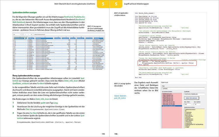 Produktbild: Daten importieren und organisieren mit Excel-VBA