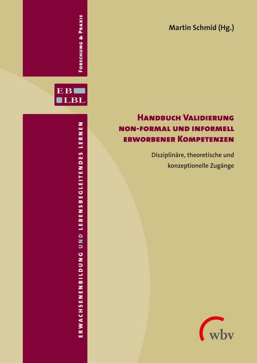 Produktbild: Handbuch Validierung non-formal und informell erworbener Kompetenzen