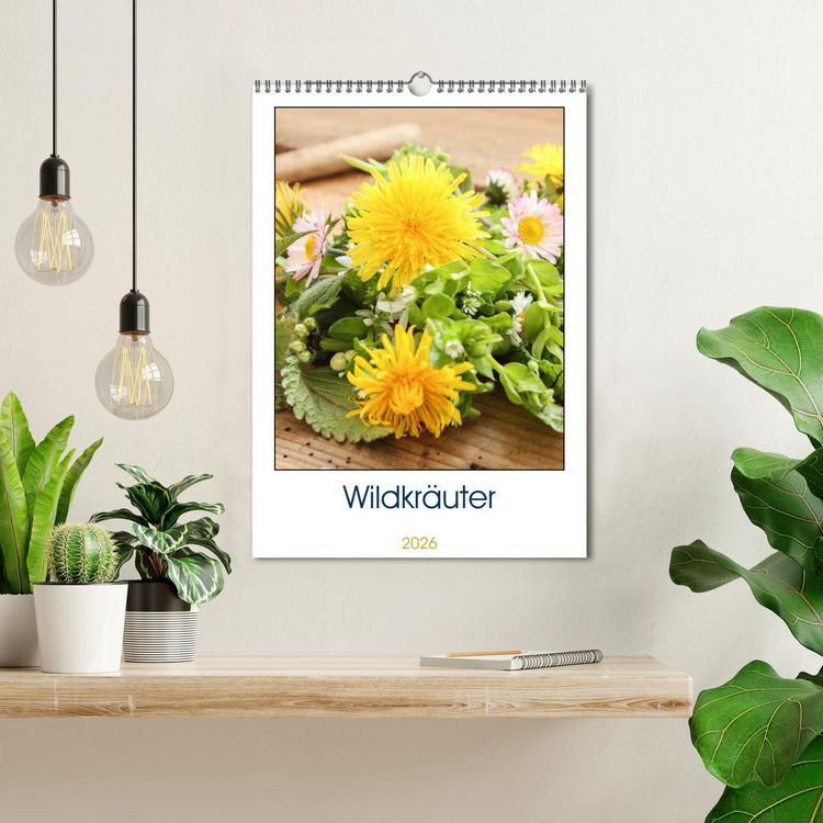 Produktbild: Essbare Wildkr&auml;uter (Wandkalender 2026 DIN A3 hoch), CALVENDO Monatskalender
