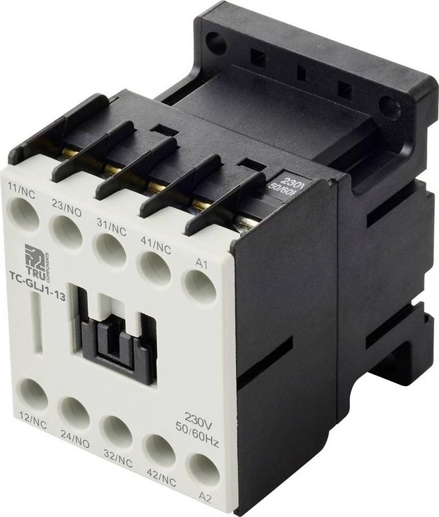 Produktbild: TRU COMPONENTS TC-GYJ1-13-230VAC Hilfssch&uuml;tz 1 Schlie&szlig;er, 3 &Ouml;ffner 230 V/AC 10A 1St.