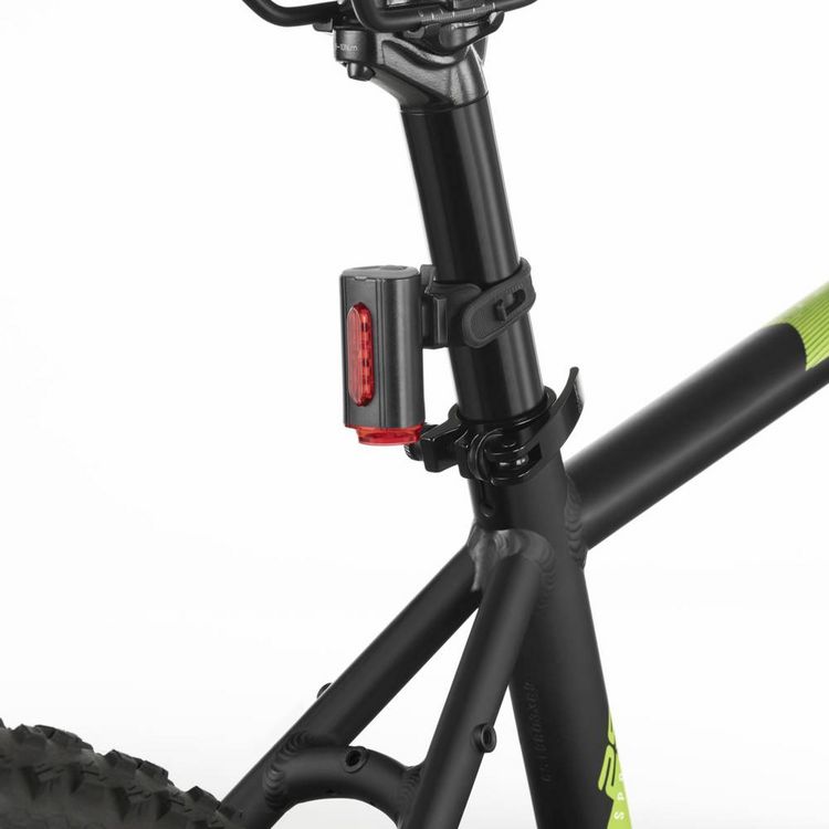 Produktbild: FISCHER FAHRRAD Fahrrad-R&uuml;cklicht TWIN LED Schwarz