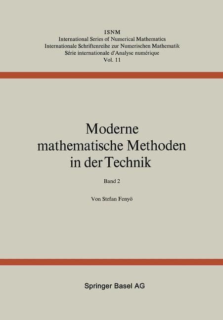 Produktbild: Moderne Mathematische Methoden in der Technik