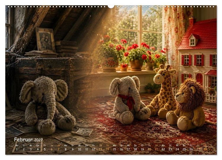 Produktbild: Wenn die Zeit so schnell vergeht,.... dann kommen Erinnerungen und W&uuml;nsche. (Wandkalender 2027 DIN A2 quer), CALVENDO Monatskalender