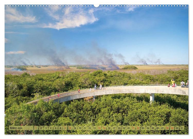 Produktbild: GEOclick calendar: Florida (hochwertiger Premium Wandkalender 2026 DIN A2 quer), Kunstdruck in Hochglanz