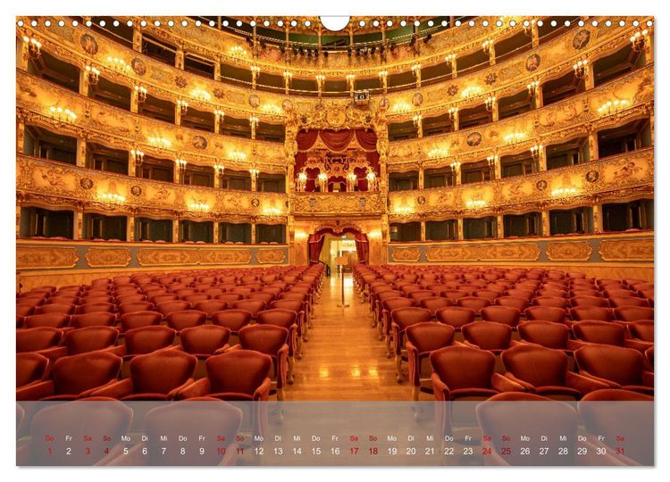 Produktbild: Teatro La Fenice (Wandkalender 2026 DIN A3 quer), CALVENDO Monatskalender