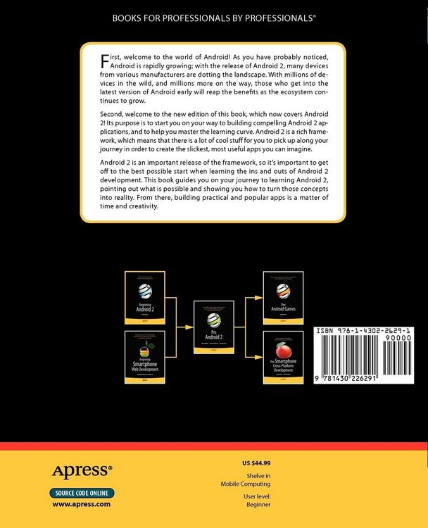 Produktbild: Beginning Android 2