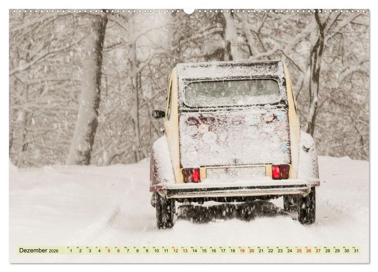 Produktbild: Franz&ouml;sische Klassiker - 2CV und D Modell Oldtimer (hochwertiger Premium Wandkalender 2026 DIN A2 quer), Kunstdruck in Hochglanz