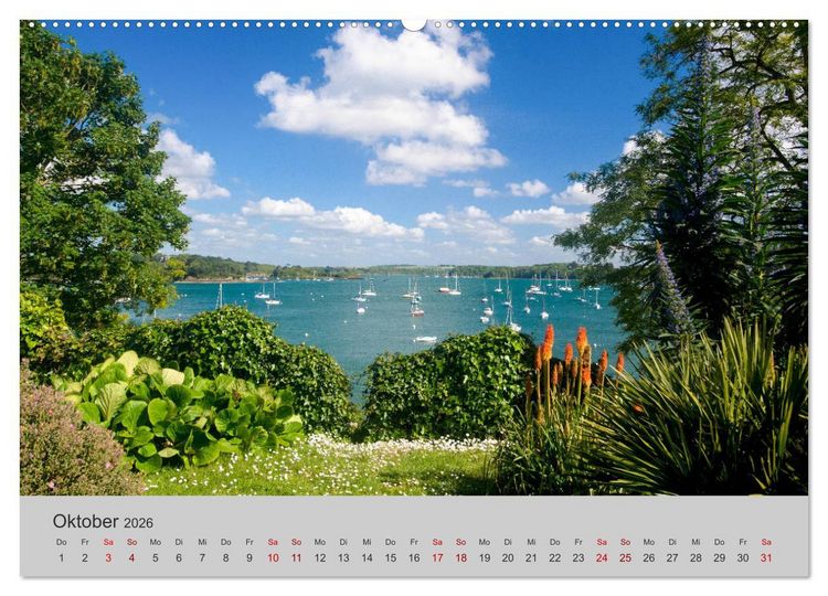 Produktbild: Die Sch&ouml;nheit der Bretagne (hochwertiger Premium Wandkalender 2026 DIN A2 quer), Kunstdruck in Hochglanz